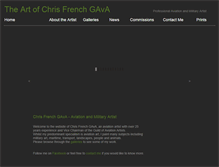 Tablet Screenshot of chrisfrenchart.co.uk
